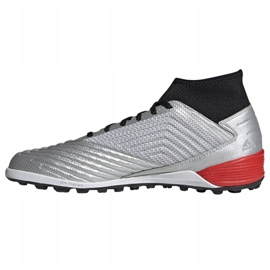 Adidas Predator 19.3 Tf M F35629 football boots grey silver 1