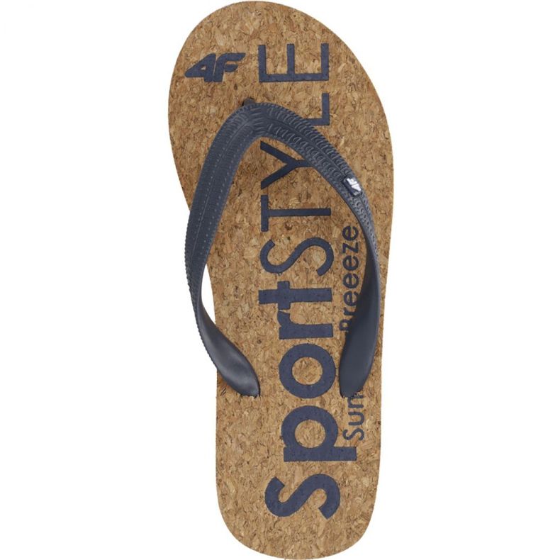 Slippers 4f W H4L19-KLD002 30S dark navy blue brown 1