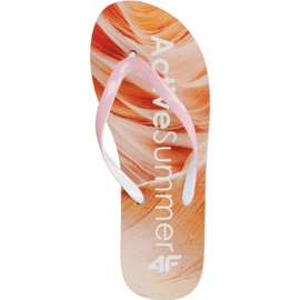 Slippers 4f W H4L19-KLD004 64S salmon multicolored multicolored 1