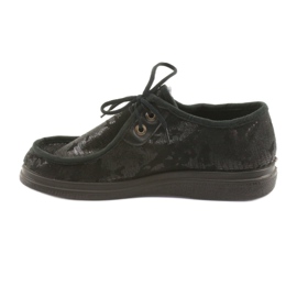 Befado women's shoes pu 871D008 black grey 2