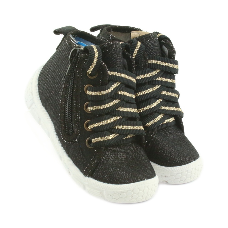 Befado children's shoes 547P003 black grey yellow 4 Befado children's shoes 547P003 black grey yellow 4