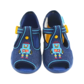 Boys' slippers Befado 217P103 navy blue 3
