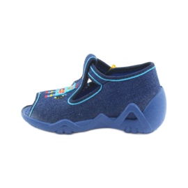 Boys' slippers Befado 217P103 navy blue 2