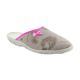 Befado 235d162 gray slippers pink grey 1