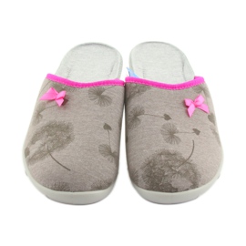 Befado 235d162 gray slippers pink grey 3