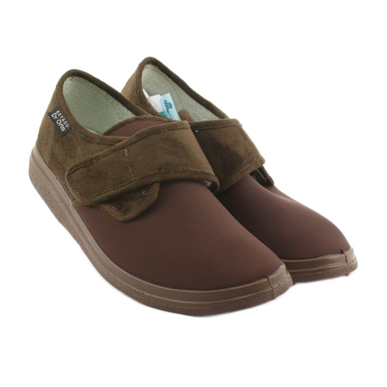 Befado 131M005 slippers for diabetics brown 4 Befado 131M005 slippers for diabetics brown 4