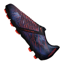 Nike Phantom Vnm Elite Fg Jr AO0401-440 football shoes black navy blue 1