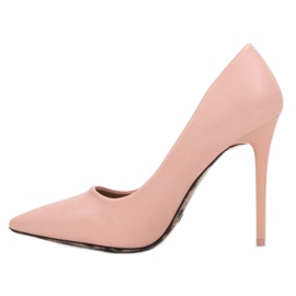 SHELOVET Sexy high heels pink 1