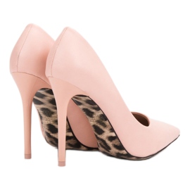 SHELOVET Sexy high heels pink 2