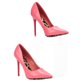 SHELOVET Sexy high heels pink 2