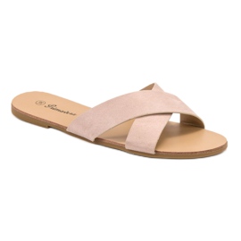 Primavera Comfortable Flat Slippers brown 2