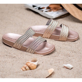 Bello Star Slippers With Beads yellow 1