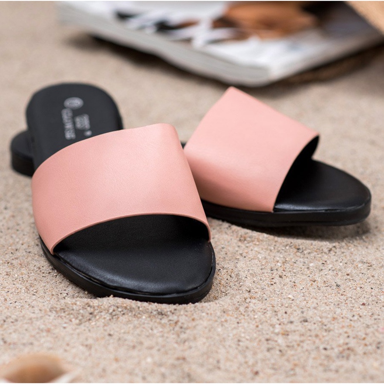 Clowse Classic Powder Slippers pink 1 Clowse Classic Powder Slippers pink 1