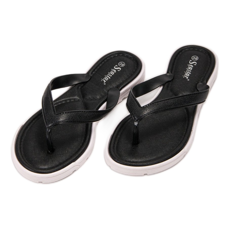 Seastar Rubber flip-flops black 1