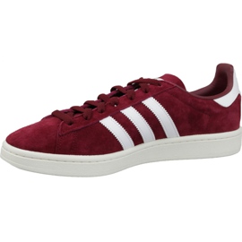 Adidas Originals Campus M BZ0087 burgundy shoes multicolored