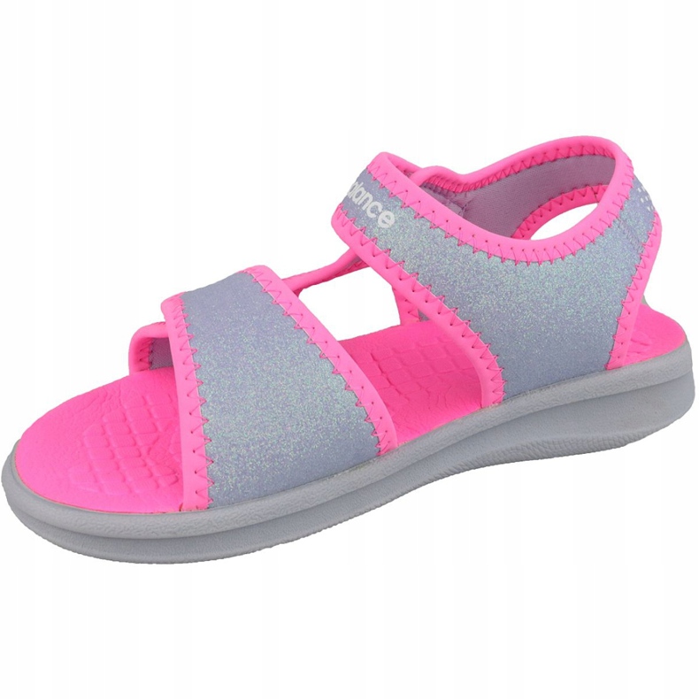 Sandals New Balance Sandal K K2031GRP pink grey 1