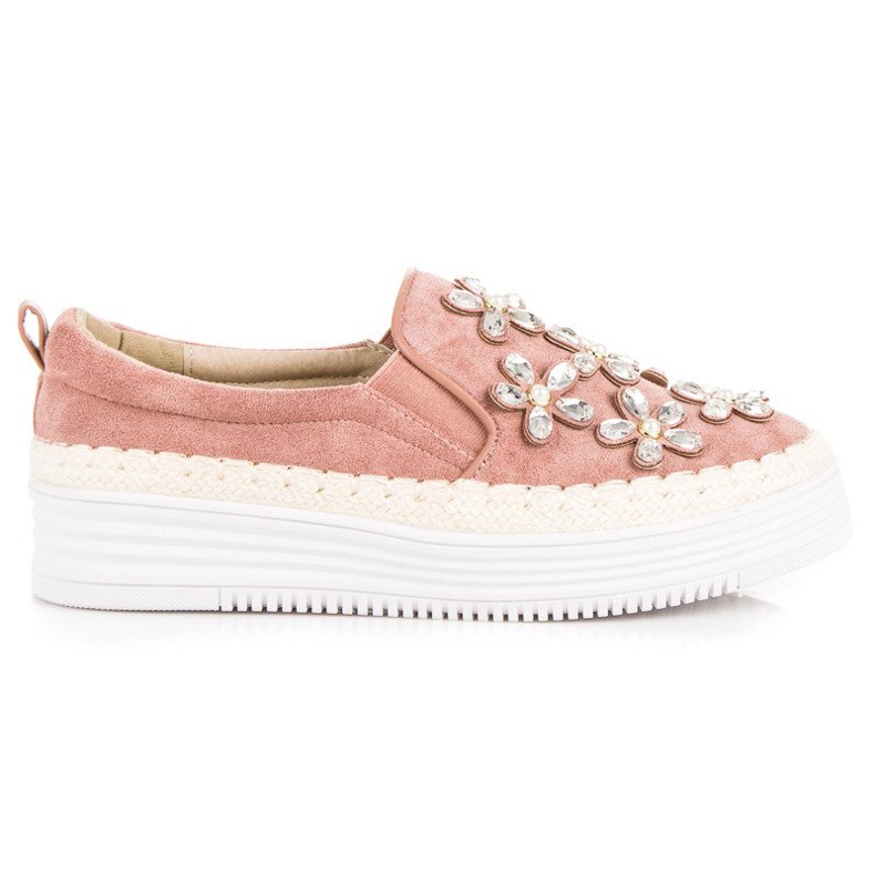 Espadrilles On The VICES Platform pink 2
