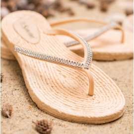 Seastar Flip-flops With Cubic Zirconia brown 1