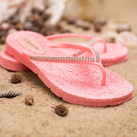 Seastar Flip-flops With Cubic Zirconia pink 2