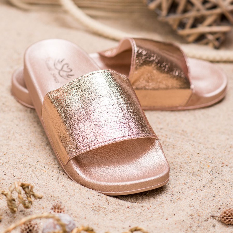 Small Swan Casual Women's Slippers yellow 1