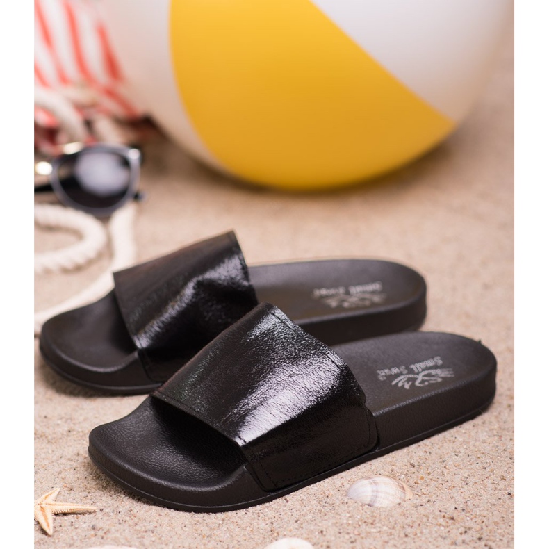 Small Swan Casual Women's Slippers black 2