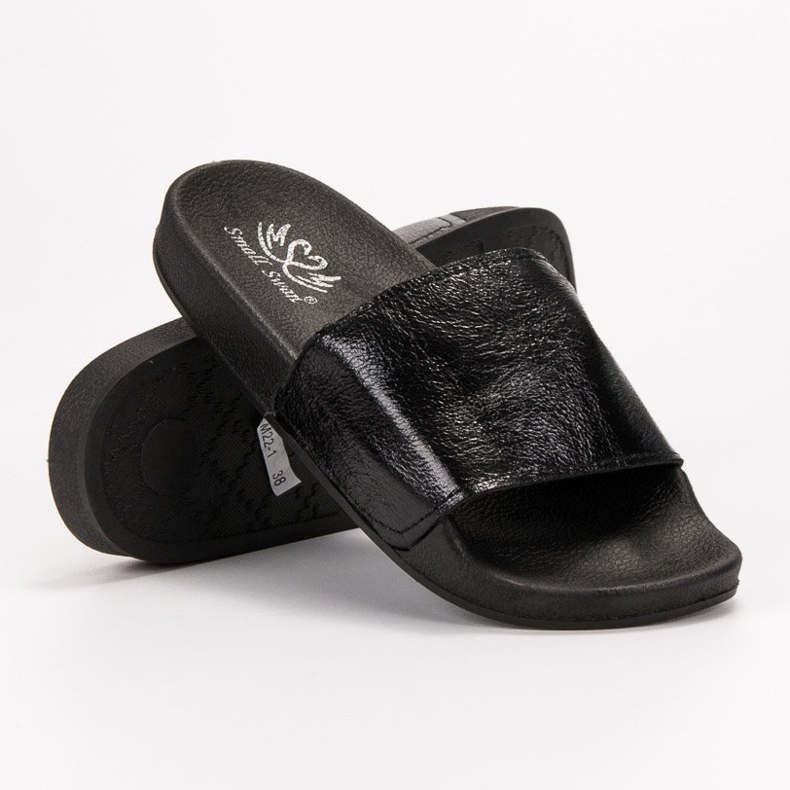 Small Swan Casual Women's Slippers black 1