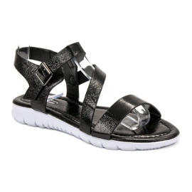 SHELOVET Buckle fastening sandals black 1