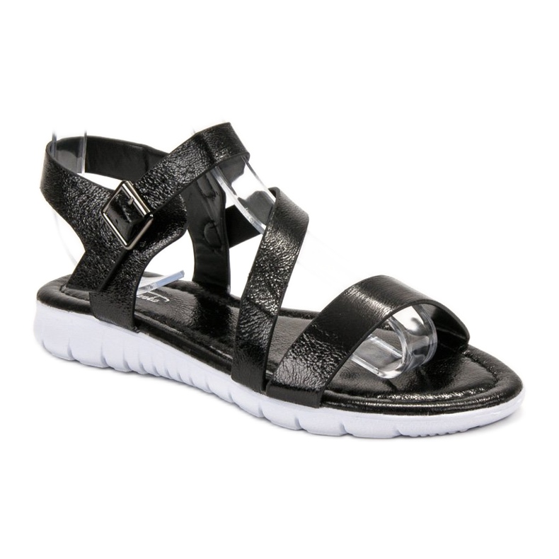 SHELOVET Buckle fastening sandals black 1