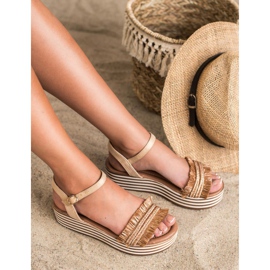 Dark beige VICES sandals 1