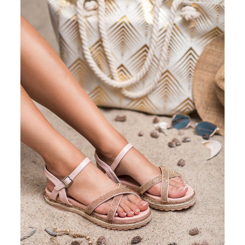 SHELOVET Pink Women's Sandals 1