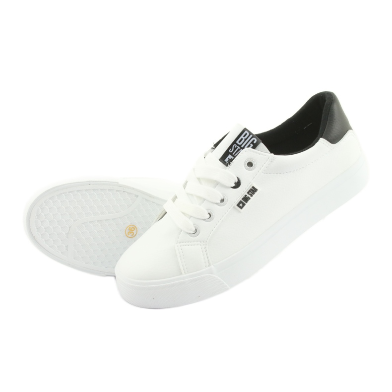 White sneakers BIG STAR 274312 black 4 White sneakers BIG STAR 274312 black 4