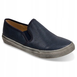 Slip On Sneakers Slip On 2207 Navy Blue 1