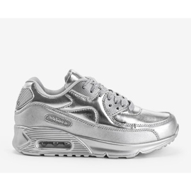 Sports sneakers B733 Silver grey 1