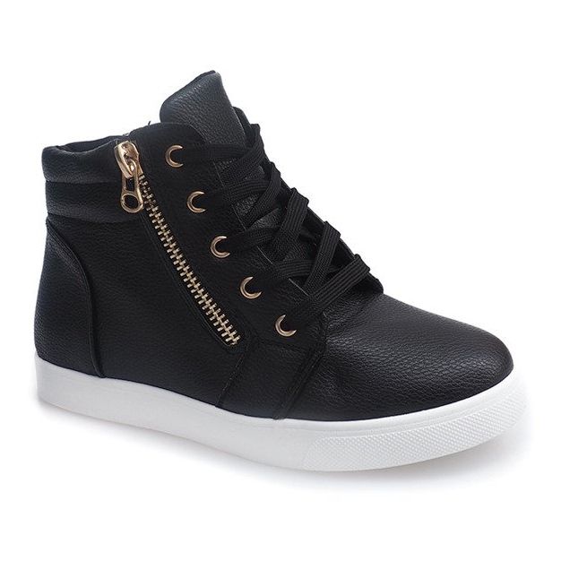 Boots Wedge Sneakers 883 Black 1