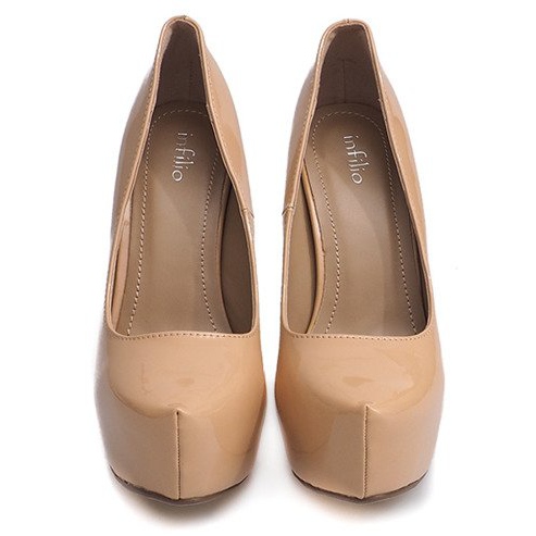 Lacquered pins on the LE107 Beige platform 1