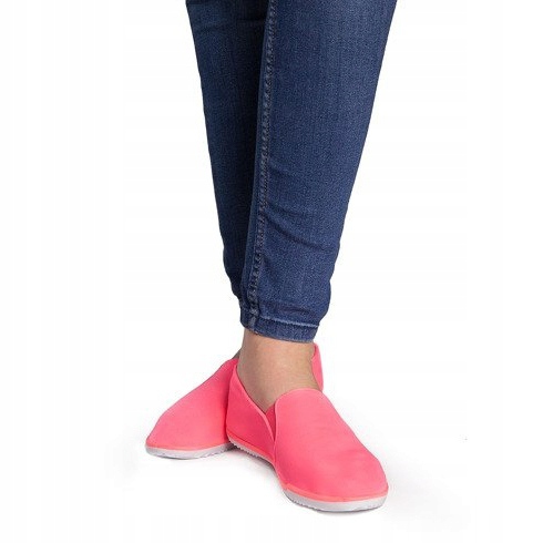 Lycra HB-1 Pink Slip-On Sneakers 2