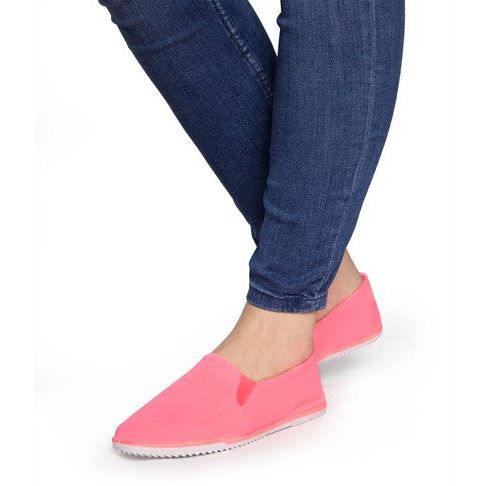 Lycra HB-1 Pink Slip-On Sneakers 1