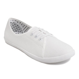 Tied Sneakers Slip On BE43 White 2