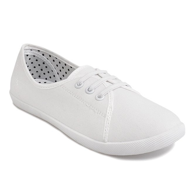 Tied Sneakers Slip On BE43 White 2