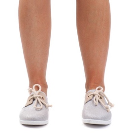 VT79-3 Silver Lace-Up Sneakers grey 2