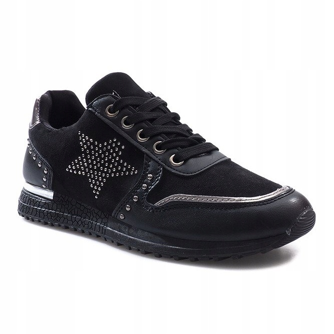 Black sports sneakers from Rosalie 1