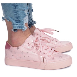 Pink sneakers from Brittany stars 1