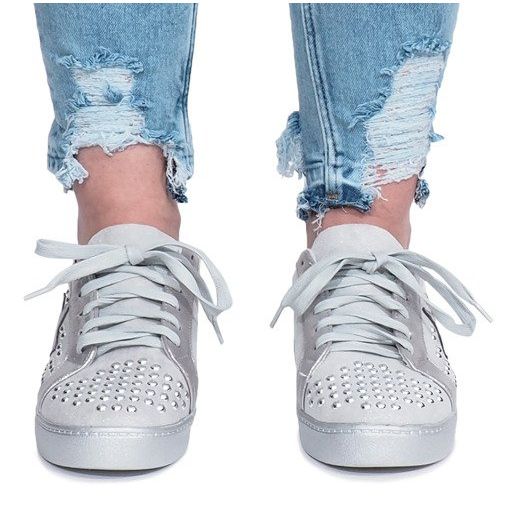 Gray sneakers from Angers stars grey 1