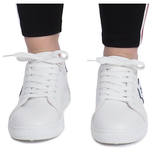Stoke white star sneakers 1