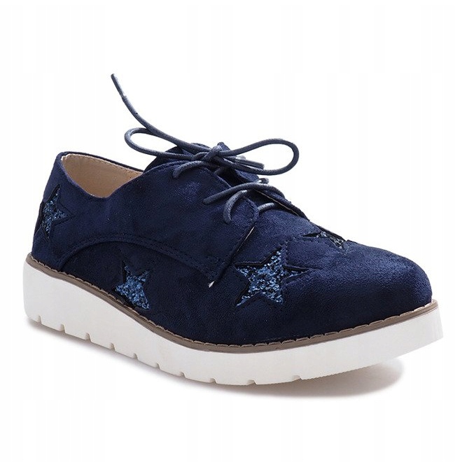 Navy blue loafers with Big Stars 1 Navy blue loafers with Big Stars 1