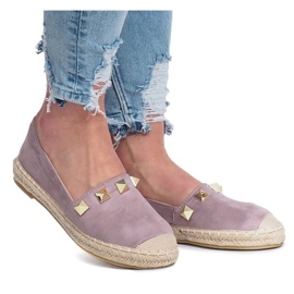 Gold Sun purple espadrilles 1