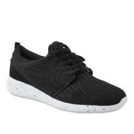 Black men's sports shoes M637-1 1 Black men's sports shoes M637-1 1