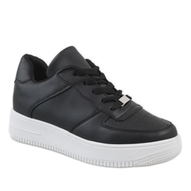Black A-38 sports sneakers 1