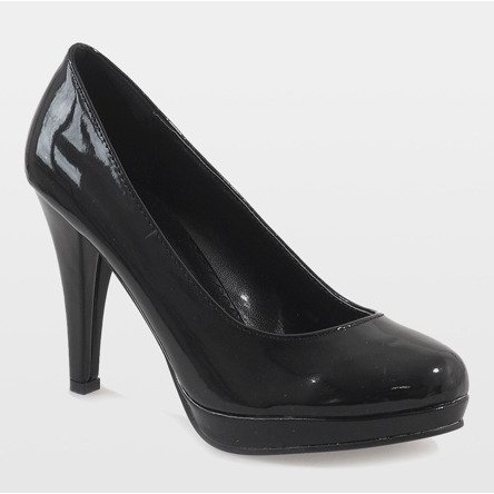 Black lacquered heels from Casia 1