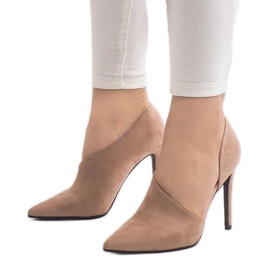 Pink asymmetrical C82A heels 1